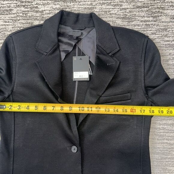 NWT ATM Black Relaxed Blazer Size 4 - Picture 12 of 14